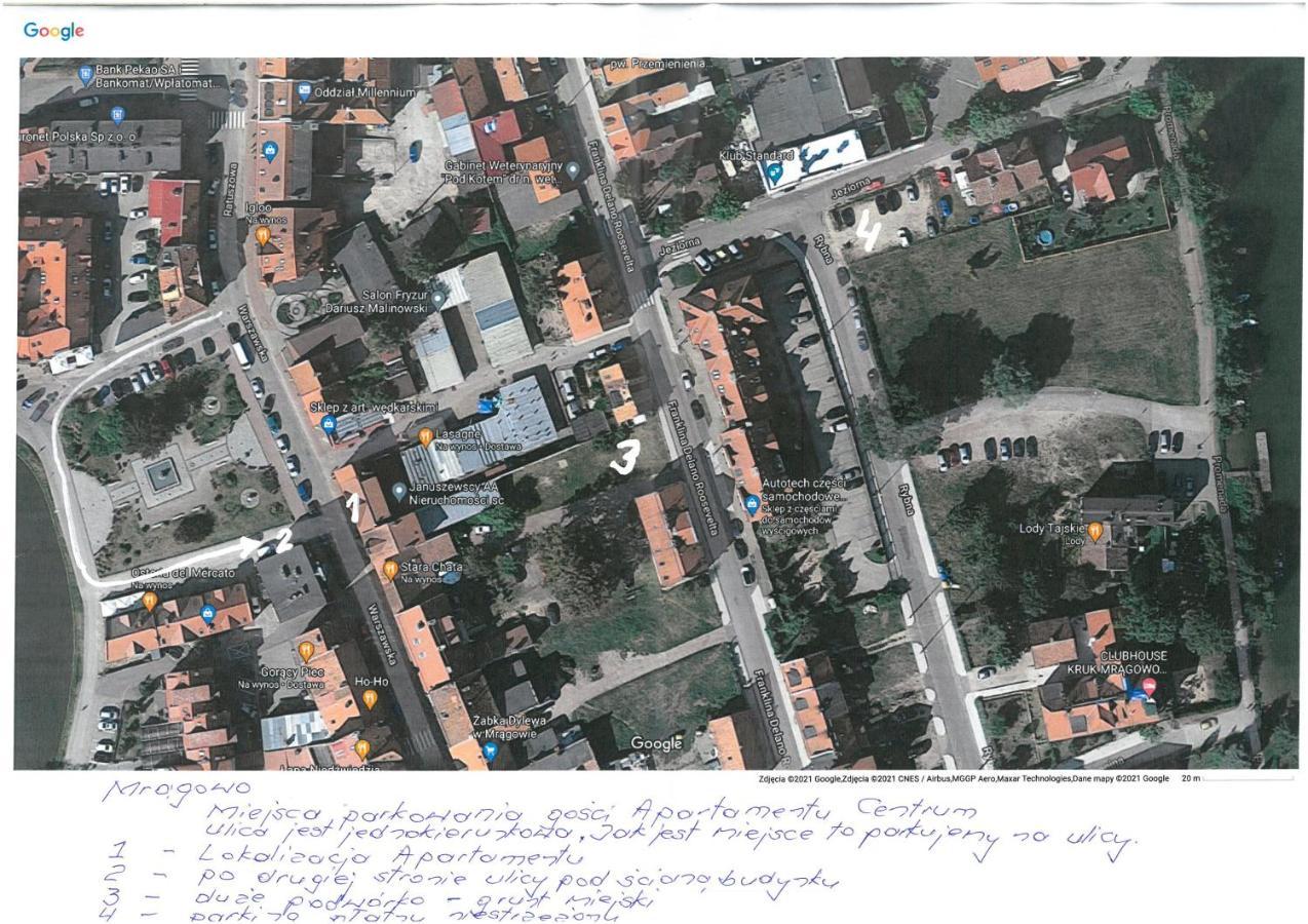 Warszawska Centrum - W Cenie 4 Rowery, Lodka Wioslowa, Kajak, Rower Wodny, Plaza Mrągowo Dış mekan fotoğraf